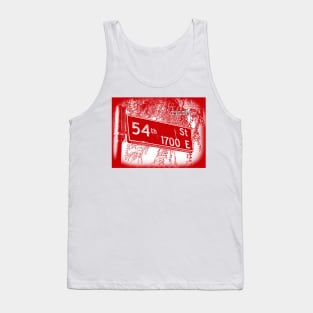 54th Street, Los Angeles, California DEL RIO RED by Mistah Wilson Tank Top